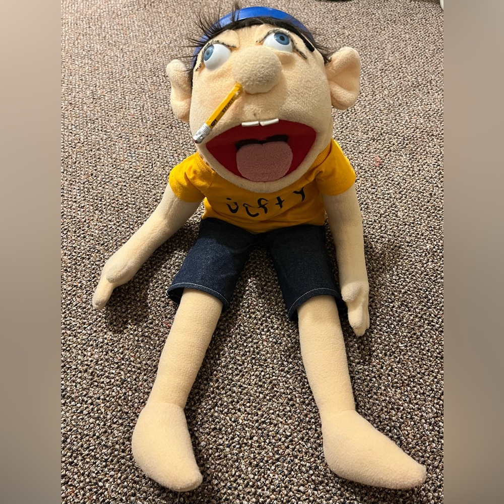 Jeffy Puppet Hand Puppet Plush Toy Stuffed Doll Kids - Picture 3 of 4